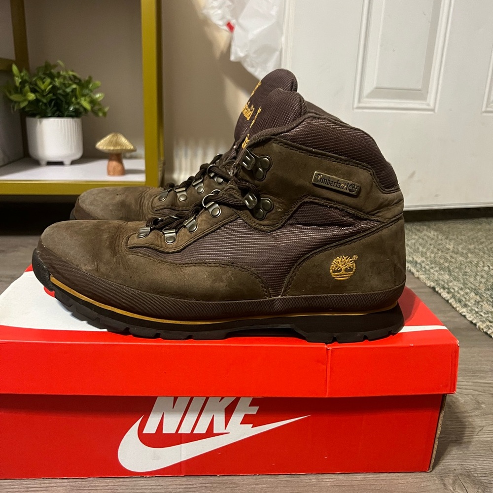 Vintage Timberland Men’s Leather Lace Up Outdoor Boots 35080-2122